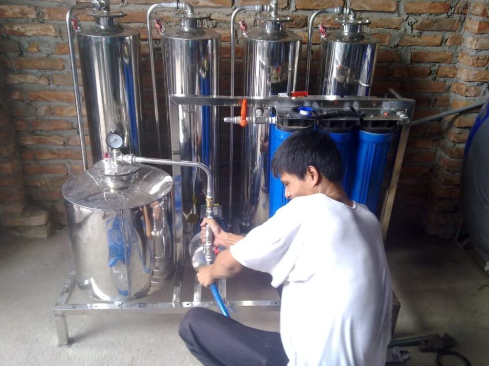 Máy lọc rượu gạo AGT
