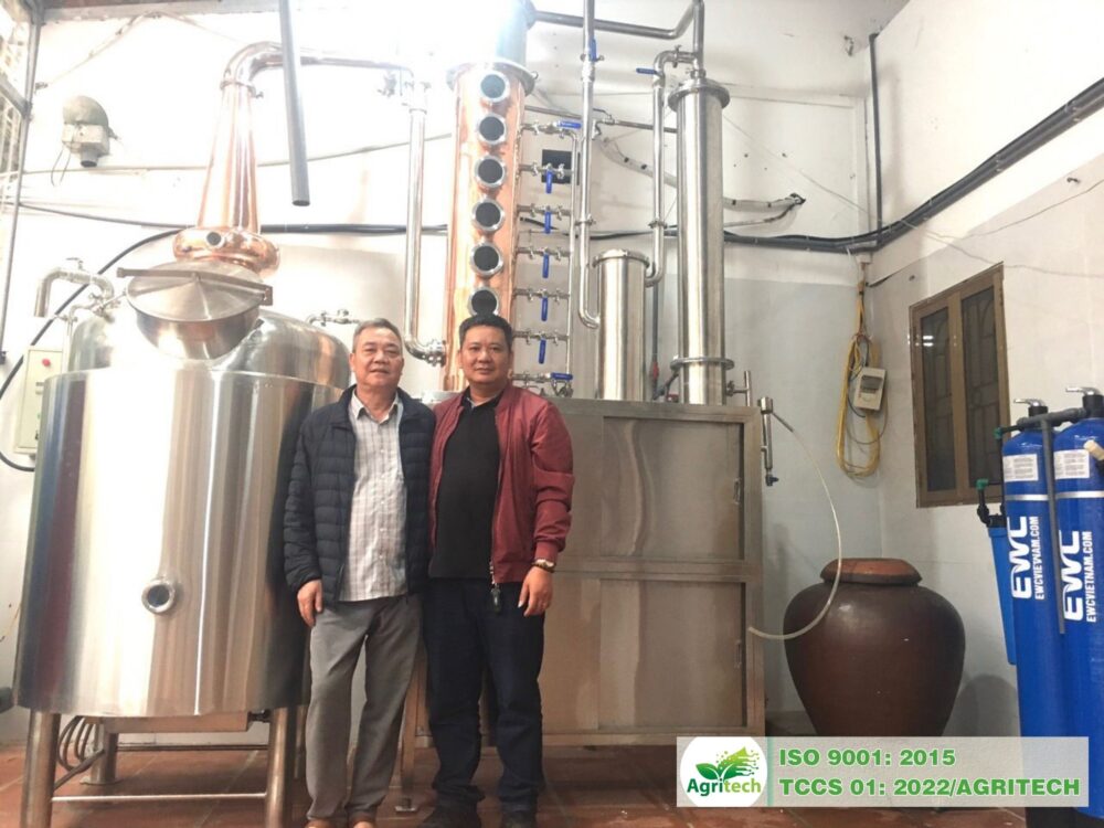 tháp chưng cất rượu 6 tầng