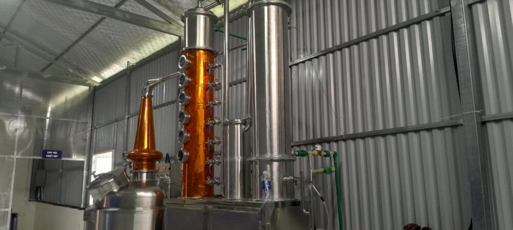 THÁP NẤU RƯỢU CÔNG NGHỆ MỚI