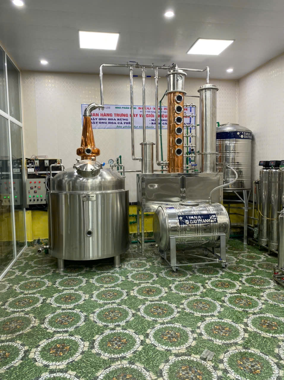 Bộ Thiết Bị Chưng Cất Rượu Mật Ong