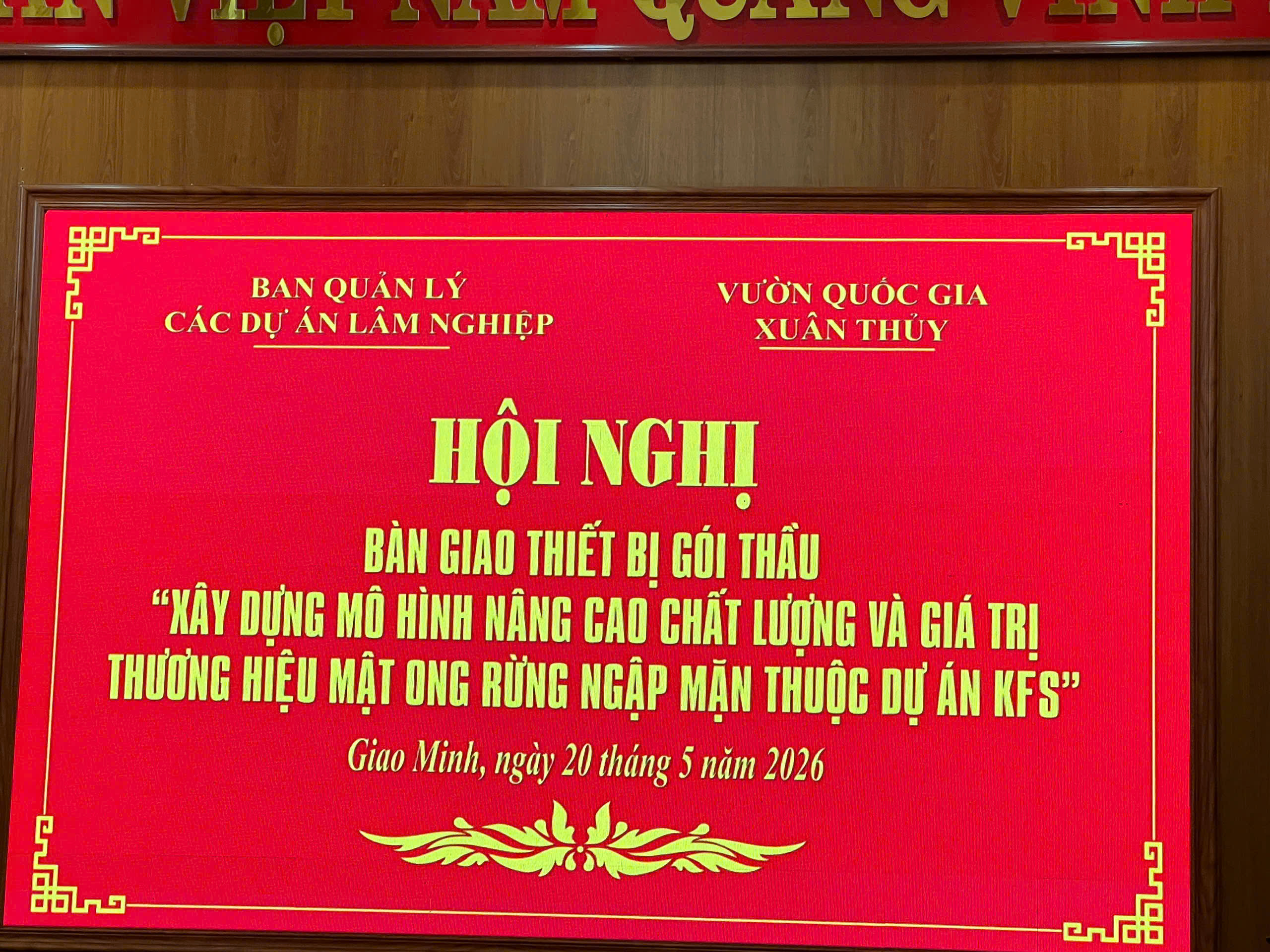 Bàn Giao Máy Hạ Thủy Phần Mật Ong Thuộc Dự Án KFS | VQG Xuân Thủy | 2026 6 2aoboqdyoythorovw6afihmjdd8bsjnylo1pebke